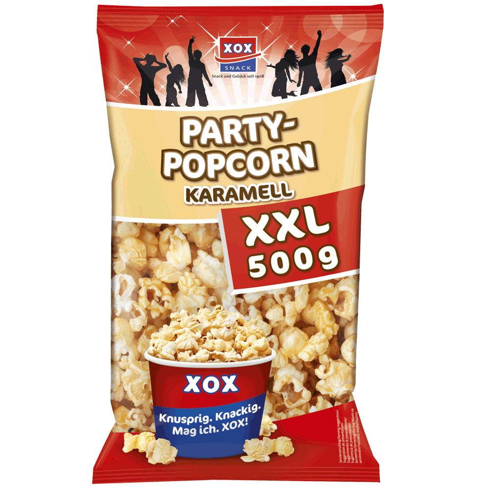 XOX Party Popcorn Karamell XXL