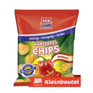 XOX Kartoffelchips Paprika 30g