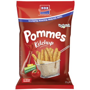 XOX Pommes Ketchup 25g