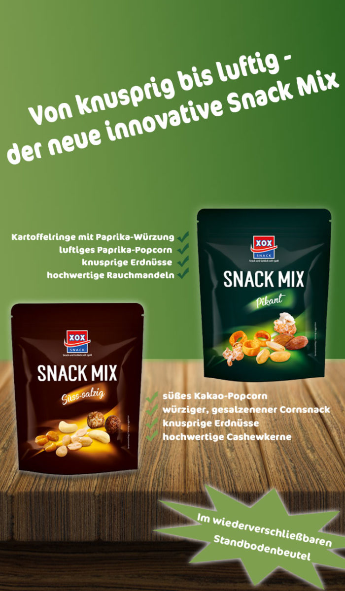 XOX Group Snack und Gebäck seit 1908