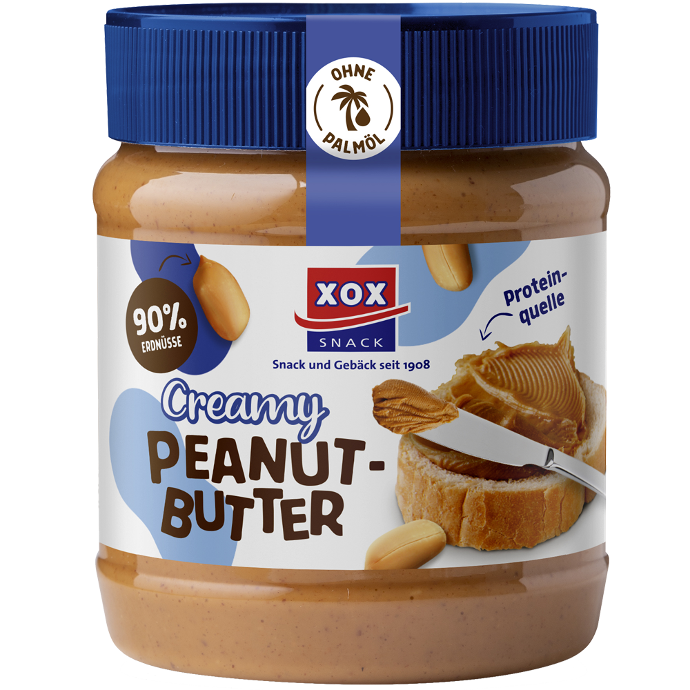 XOX Peanutbutter Creamy 350g - XOX Group