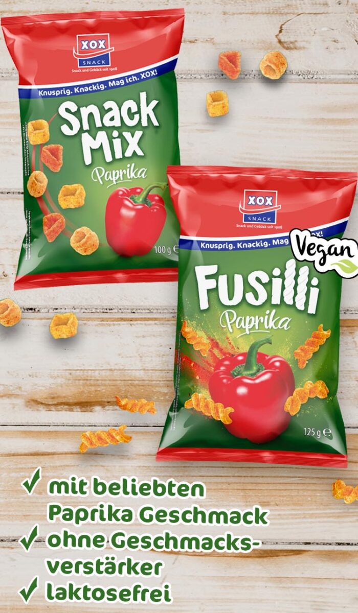 XOX Group Snack und Gebäck seit 1908