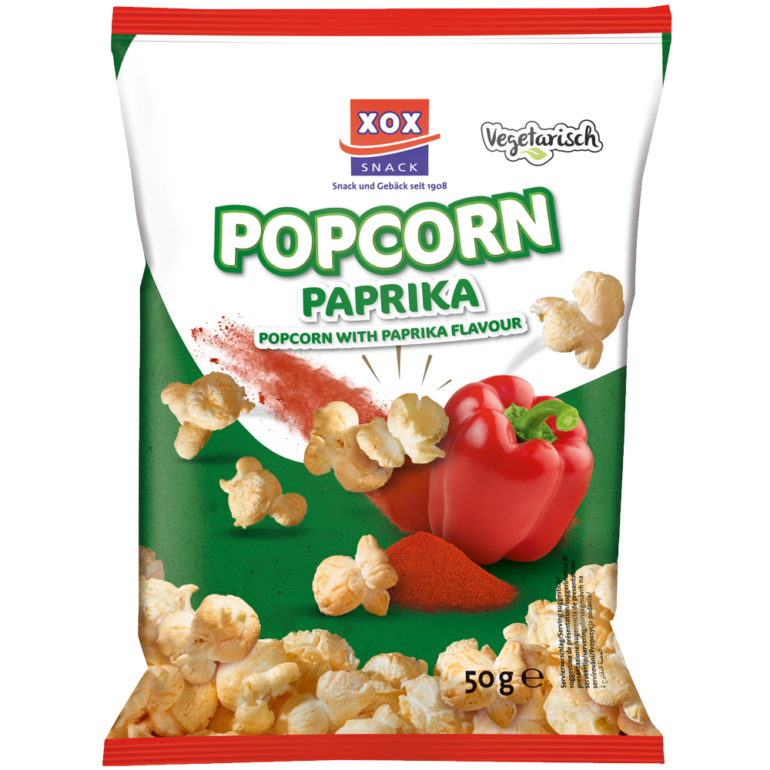 XOX Paprika Popcorn 50g XOX Group