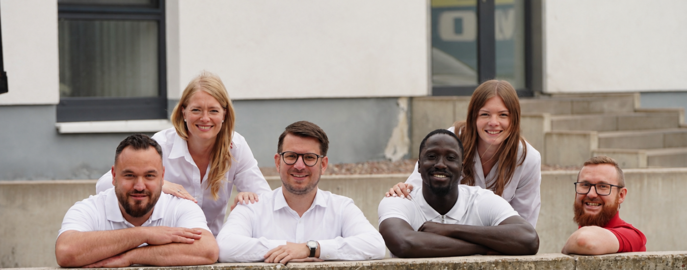 Gruppenfoto ohne Tom Böhm - mit Warnecke Gruppenfoto ohne Tom Böhm - mit Warnecke